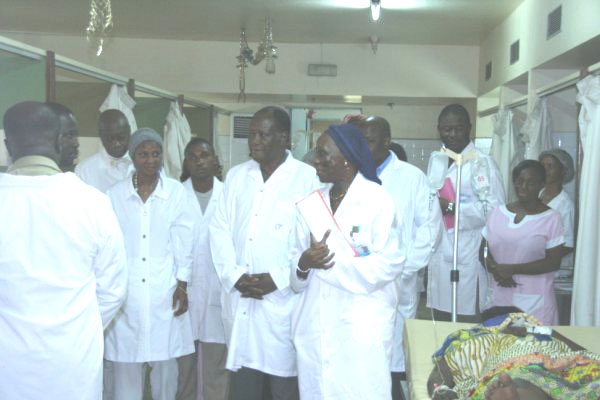 ADO au personnel soignant du CHU de Treichville: 